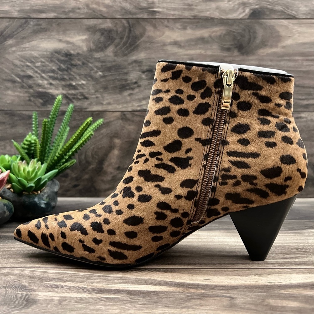 NIB Franco Sarto Delighted2 Cone Kitten Heel Ankle Bootie - Picture 12 of 13